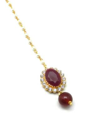 Gold Plated Maang Tikka For Women And Girls 3
