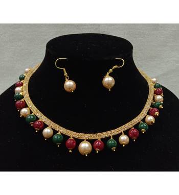 Multicolor Pearl Necklace  Sets 2