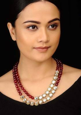 Kundan And Red Stones Necklace 1