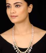 Kundan And Rose Quartz Necklace
