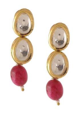 Kundana Nd Red Stones Choker Necklace Set 3