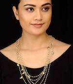 Pearls And Peepal Patti Necklace Set