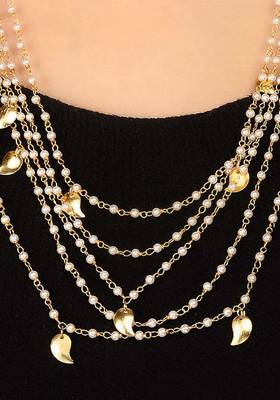 Pearls And Peepal Patti Necklace Set 2