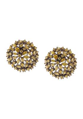 Yellow Zirconia Studs 2