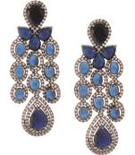 Blue Zirconia Victorian Earrings