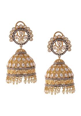 Victorian Polki And Pearls Jhumka 2