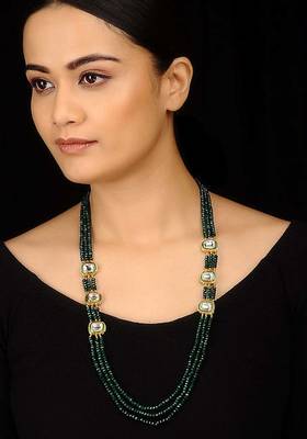 Kundan And Green Stones Necklace 1