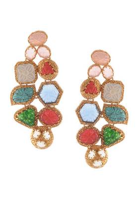 Multicoloured Stones Necklace Set 3