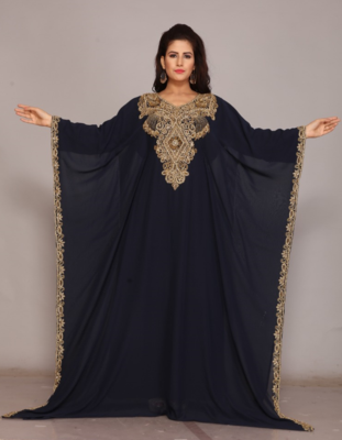 Dubai Kaftan Women Dress Long Gown Farasha Morocco Wear 1