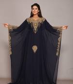Dubai Kaftan Women Dress Long Gown Farasha Morocco Wear