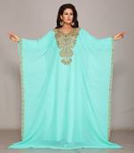 Dubai Kaftan Women Dress Long Gown Farasha Morocco Wear