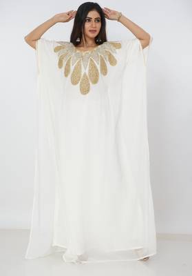 Dubai Kaftan Women Dress Long Gown Farasha Morocco Wear 1