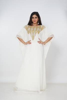 Dubai Kaftan Women Dress Long Gown Farasha Morocco Wear 1