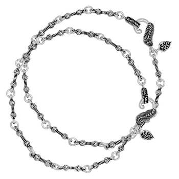 Silver anklets 1