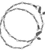 Silver anklets