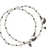 Silver anklets