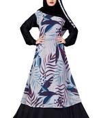 Justkartit Printed Georgette + Lycra Abaya Burqa With Hijab For Women