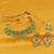 Sky blue pearl necklace-sets
