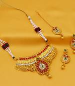 Multicolor stone necklace-sets