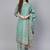 Green Banarasi Cotton Woven Unstiched Dress Material
