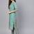 Green Banarasi Cotton Woven Unstiched Dress Material