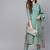 Green Banarasi Cotton Woven Unstiched Dress Material