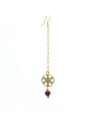 Gold Plated Maang Tikka For Women And Girls 1