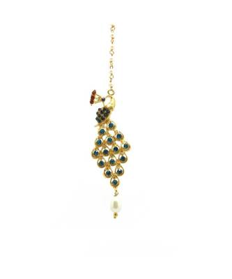 Gold Plated Maang Tikka For Women And Girls 2