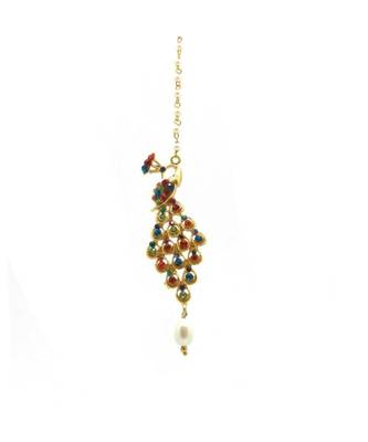 Gold Plated Maang Tikka For Women And Girls 2