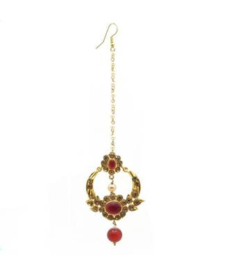 Gold Plated Maang Tikka For Women And Girls 1