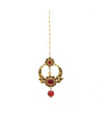 Gold Plated Maang Tikka For Women And Girls 2