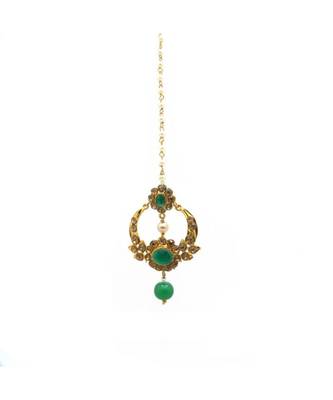 Gold Plated Maang Tikka For Women And Girls 2