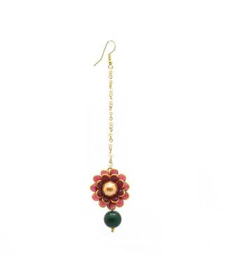 Radhesh Creation Flower Style Exclusive Cute Maang Tikka 1