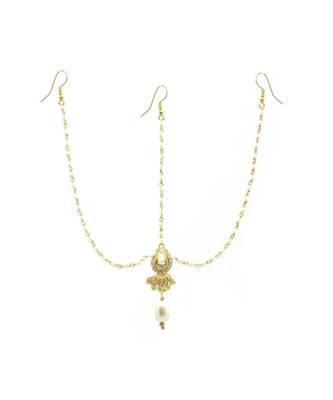 Gold Plated Maang Tikka Matha Patti For Women/Girls 1