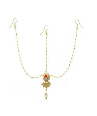 Gold Plated Maang Tikka Matha Patti For Women/Girls 1