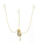 Gold Plated Maang Tikka Matha Patti For Women/Girls