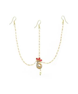 Gold Plated Maang Tikka Matha Patti For Women/Girls 1