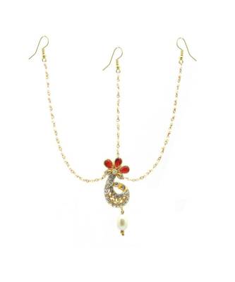 Gold Plated Maang Tikka Matha Patti For Women/Girls 1
