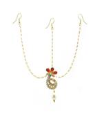 Gold Plated Maang Tikka Matha Patti For Women/Girls