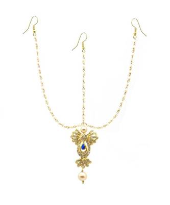 Gold Plated Maang Tikka Matha Patti For Women/Girls 1