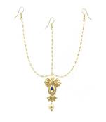 Gold Plated Maang Tikka Matha Patti For Women/Girls