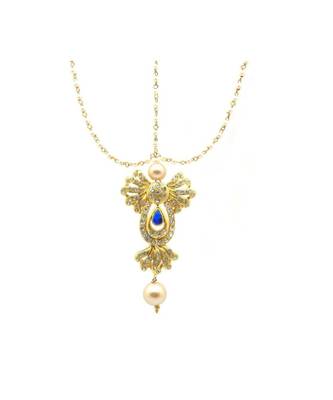 Gold Plated Maang Tikka Matha Patti For Women/Girls 2