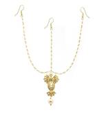Gold Plated Maang Tikka Matha Patti For Women/Girls