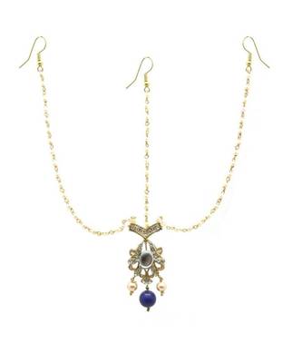 Gold Plated Maang Tikka Matha Patti For Women/Girls 1