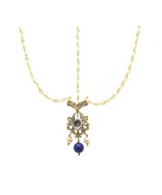 Gold Plated Maang Tikka Matha Patti For Women/Girls 2