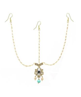 Gold Plated Maang Tikka Matha Patti For Women/Girls 1