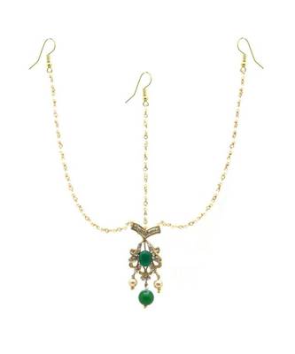 Gold Plated Maang Tikka Matha Patti For Women/Girls 1
