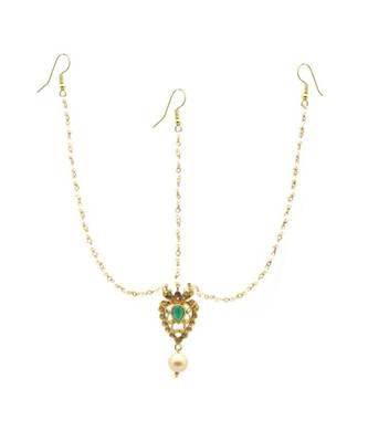 Gold Plated Maang Tikka Matha Patti For Women/Girls 1