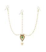 Gold Plated Maang Tikka Matha Patti For Women/Girls