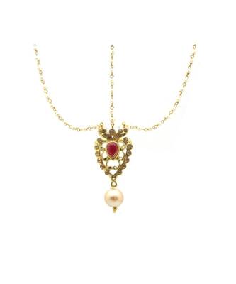 Gold Plated Maang Tikka Matha Patti For Women/Girls 2